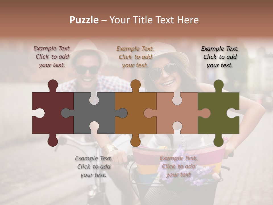 Young  Flower Looking PowerPoint Template