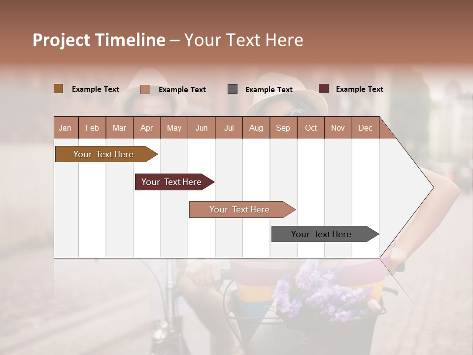 Young  Flower Looking PowerPoint Template