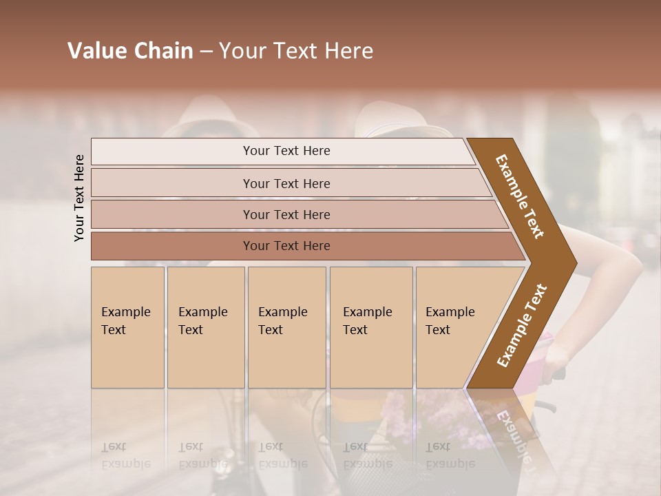 Young  Flower Looking PowerPoint Template