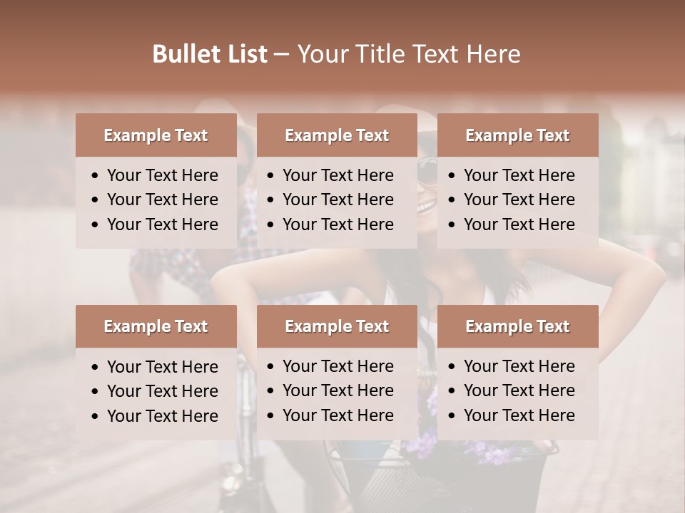 Young  Flower Looking PowerPoint Template