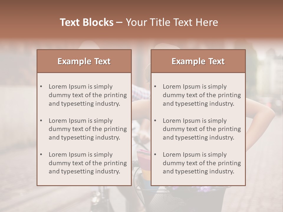 Young  Flower Looking PowerPoint Template