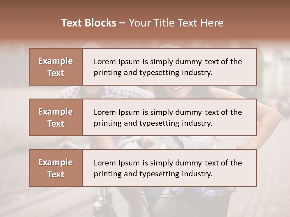 Young  Flower Looking PowerPoint Template