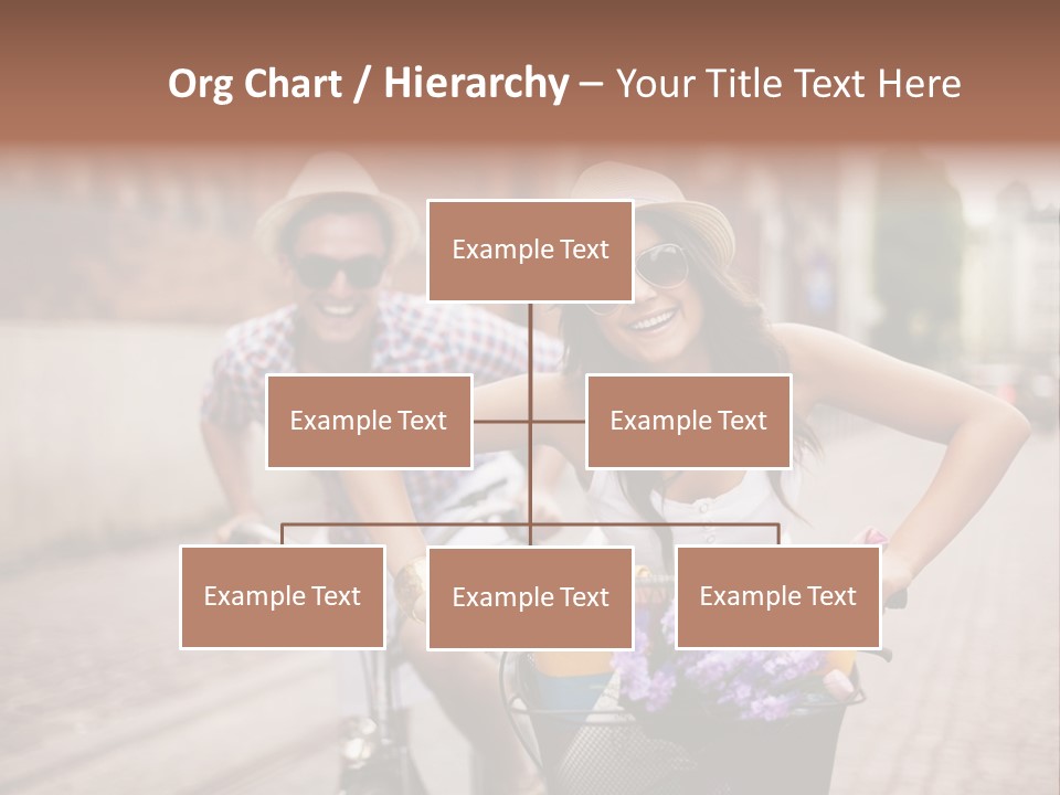 Young  Flower Looking PowerPoint Template