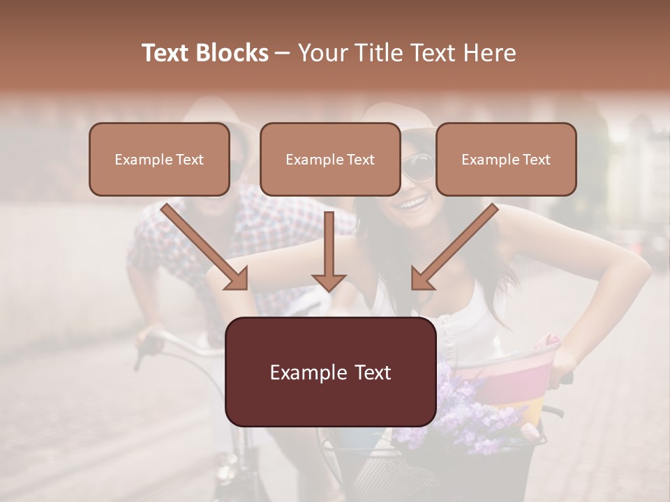 Young  Flower Looking PowerPoint Template