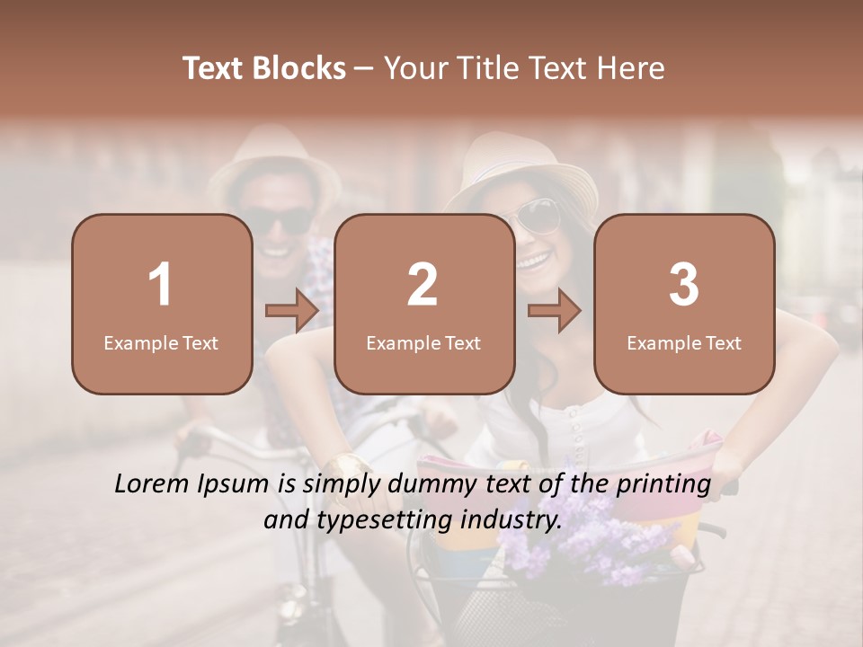 Young  Flower Looking PowerPoint Template