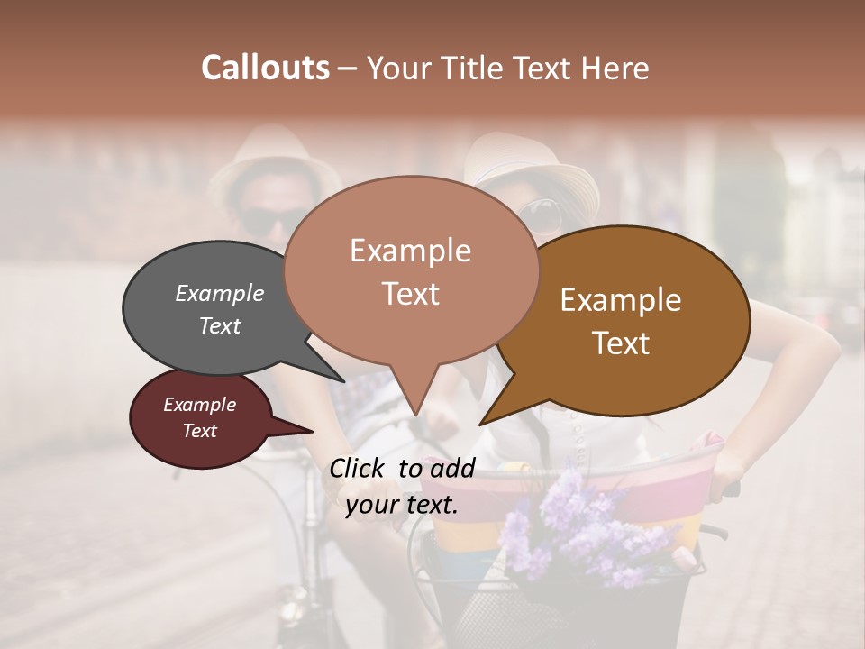 Young  Flower Looking PowerPoint Template