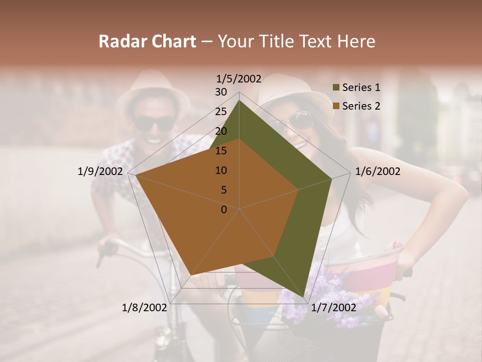 Young  Flower Looking PowerPoint Template