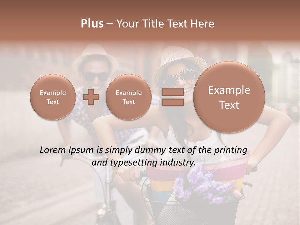 Young  Flower Looking PowerPoint Template