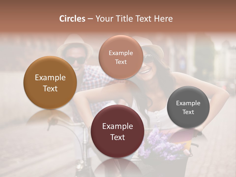 Young  Flower Looking PowerPoint Template