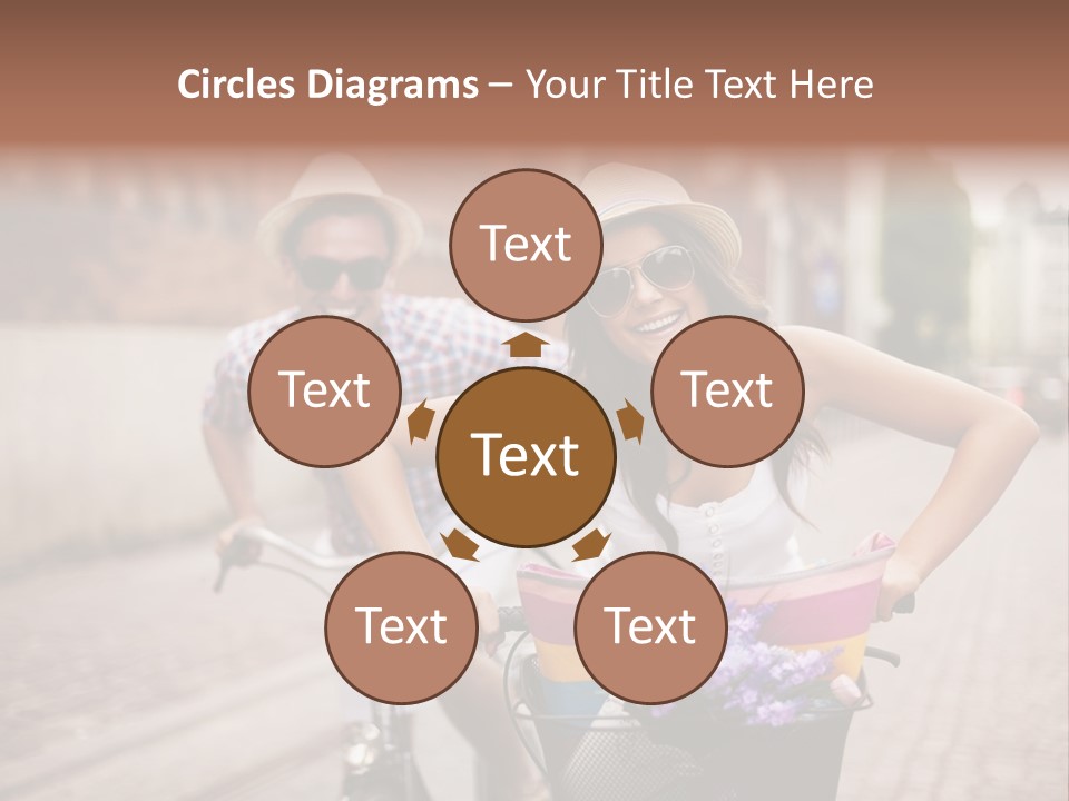 Young  Flower Looking PowerPoint Template