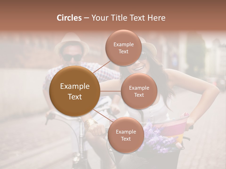 Young  Flower Looking PowerPoint Template