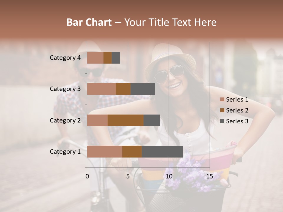 Young  Flower Looking PowerPoint Template