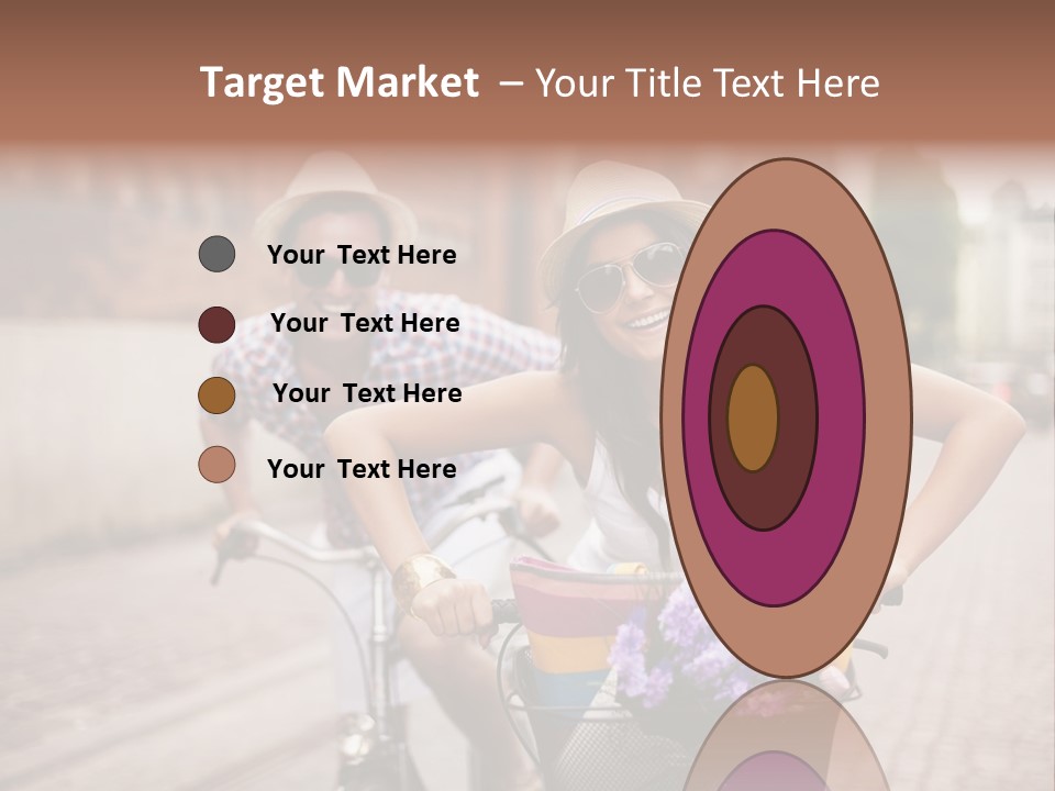 Young  Flower Looking PowerPoint Template