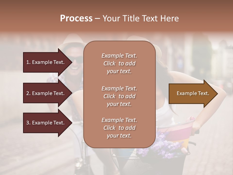 Young  Flower Looking PowerPoint Template
