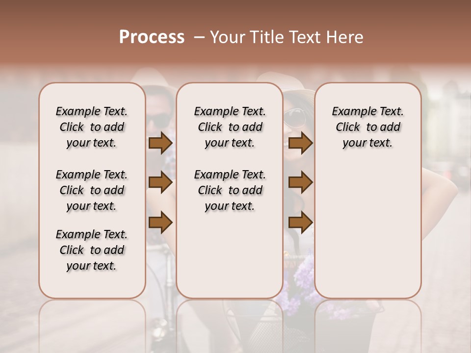 Young  Flower Looking PowerPoint Template