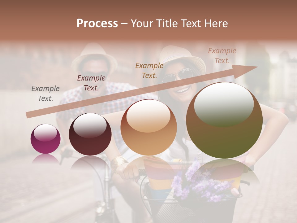 Young  Flower Looking PowerPoint Template