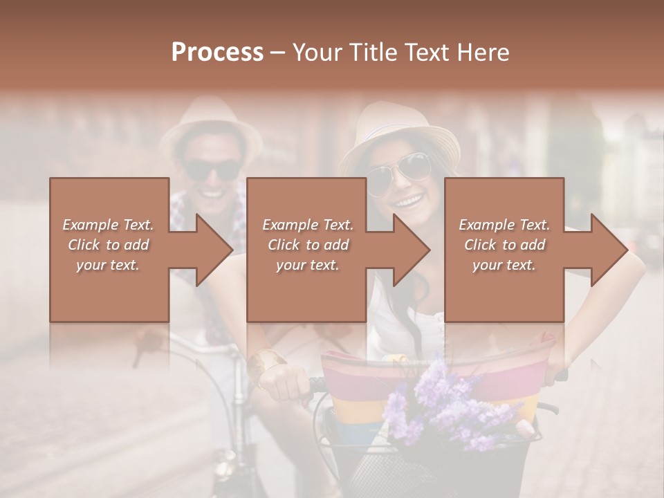Young  Flower Looking PowerPoint Template