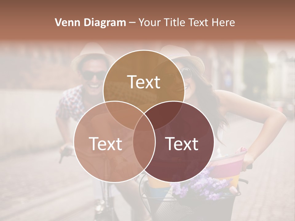 Young  Flower Looking PowerPoint Template