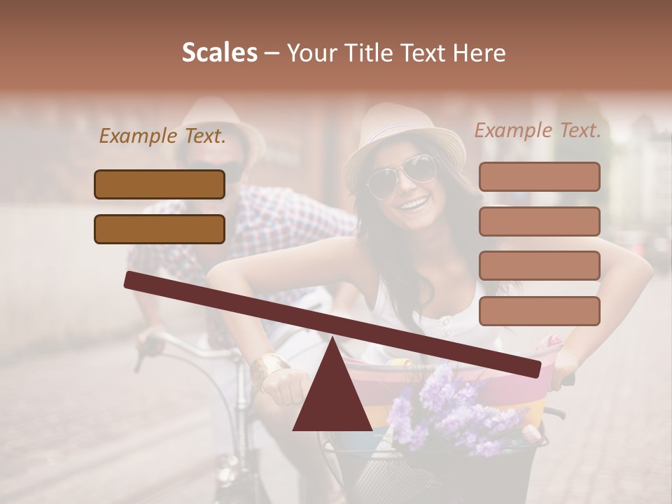 Young  Flower Looking PowerPoint Template