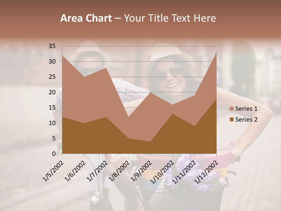 Young  Flower Looking PowerPoint Template