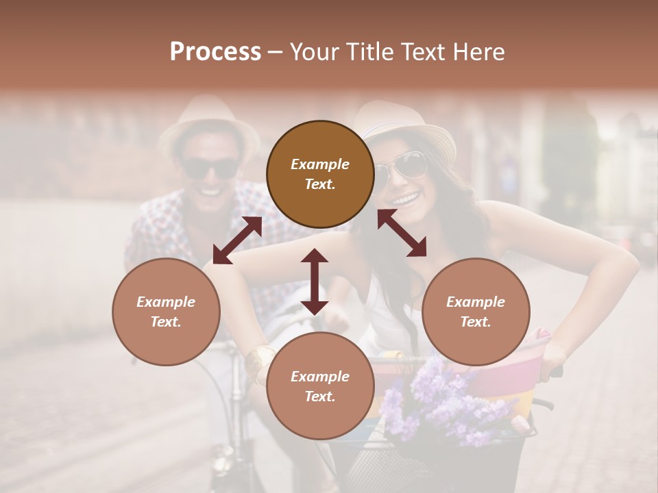 Young  Flower Looking PowerPoint Template