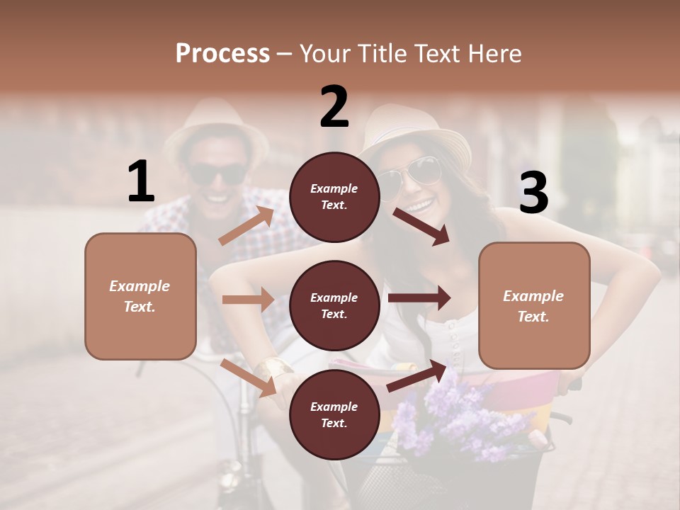 Young  Flower Looking PowerPoint Template