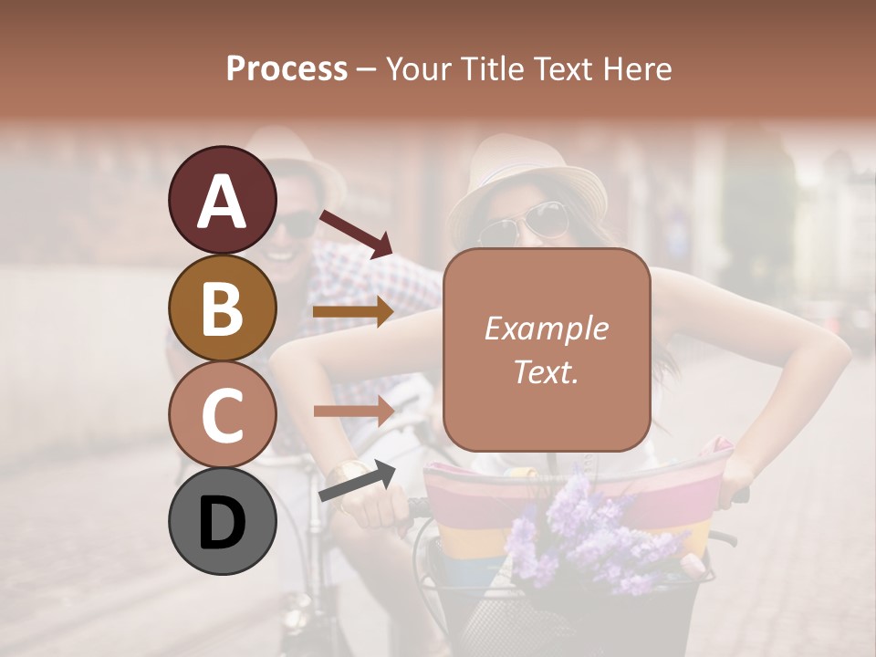 Young  Flower Looking PowerPoint Template