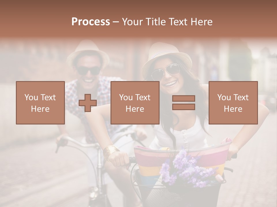 Young  Flower Looking PowerPoint Template
