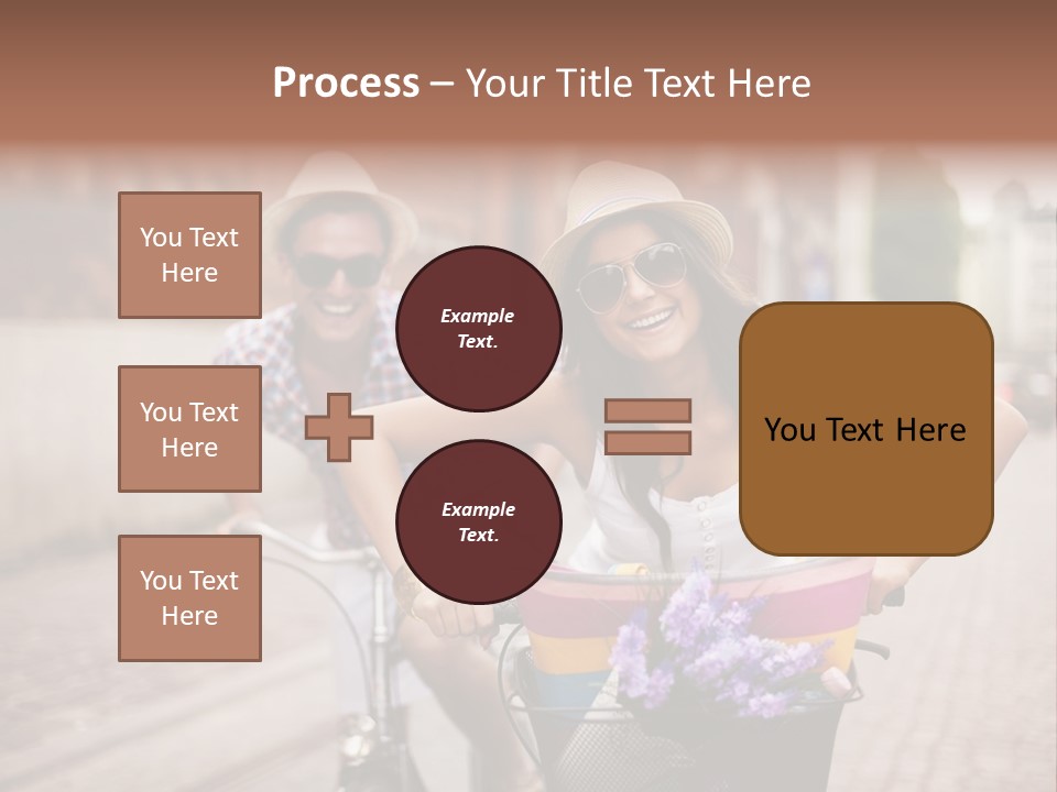 Young  Flower Looking PowerPoint Template