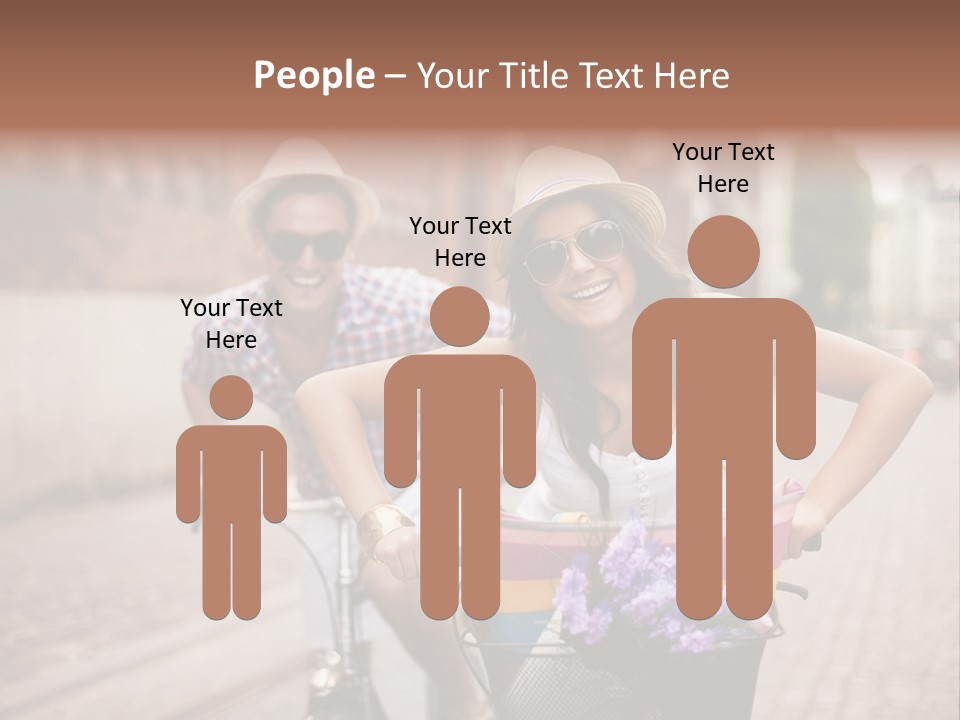 Young  Flower Looking PowerPoint Template