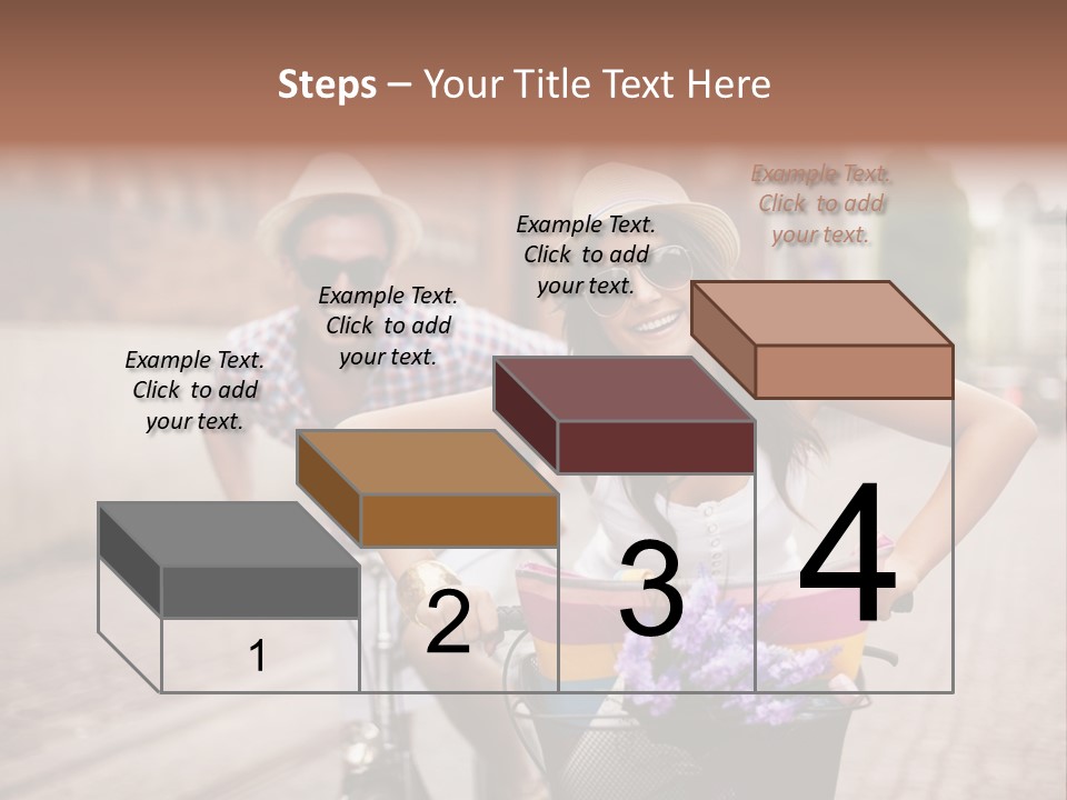 Young  Flower Looking PowerPoint Template