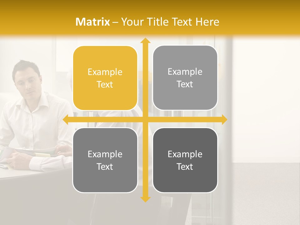 Horizontal Conference Busy PowerPoint Template