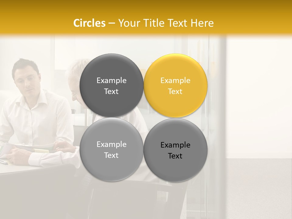 Horizontal Conference Busy PowerPoint Template