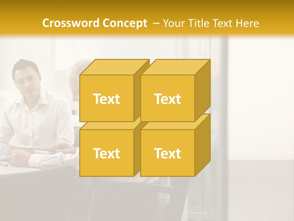 Horizontal Conference Busy PowerPoint Template