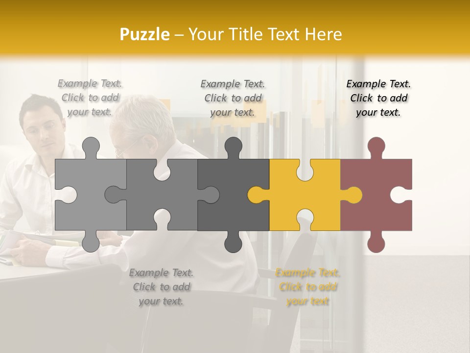 Horizontal Conference Busy PowerPoint Template