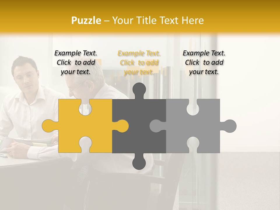 Horizontal Conference Busy PowerPoint Template