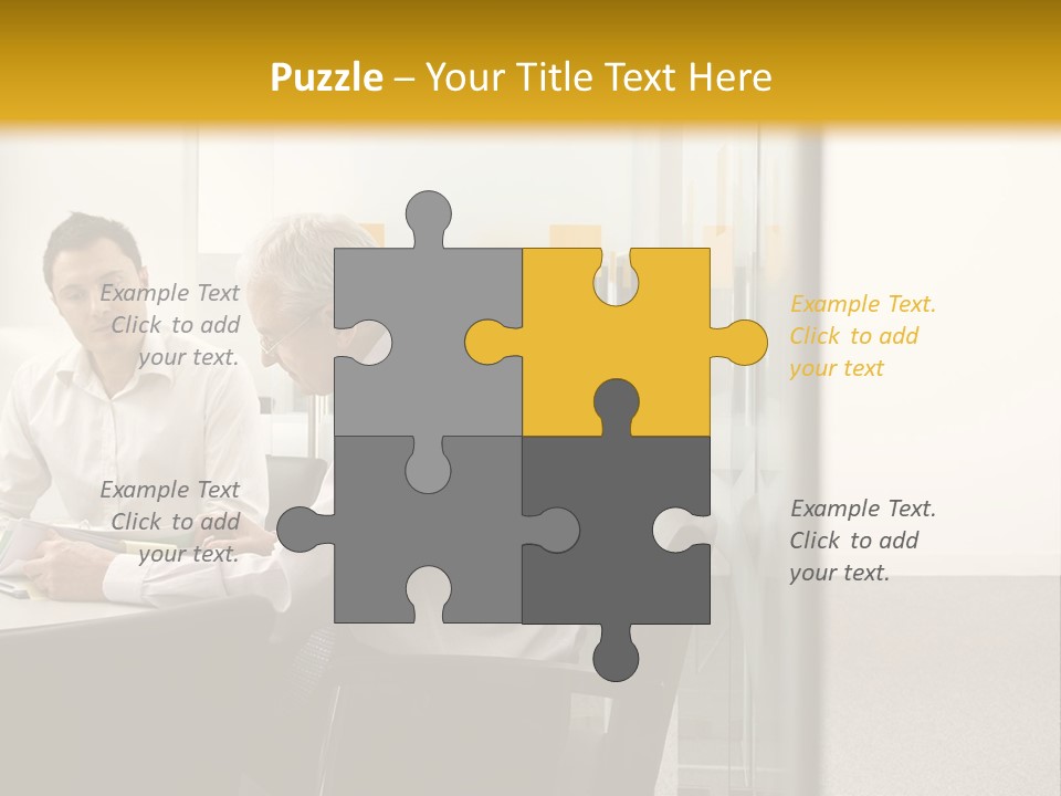 Horizontal Conference Busy PowerPoint Template