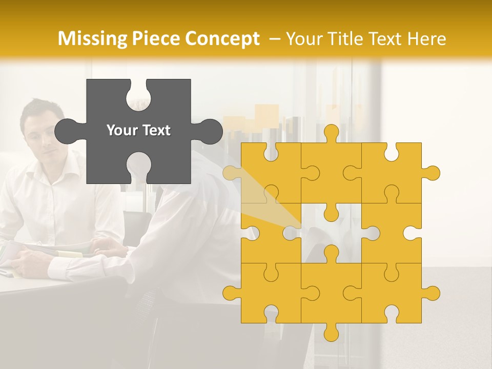 Horizontal Conference Busy PowerPoint Template