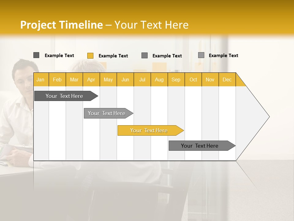 Horizontal Conference Busy PowerPoint Template