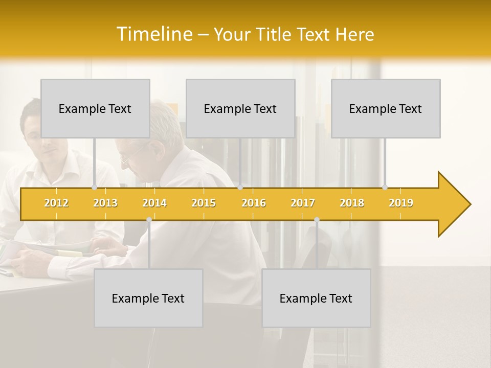 Horizontal Conference Busy PowerPoint Template