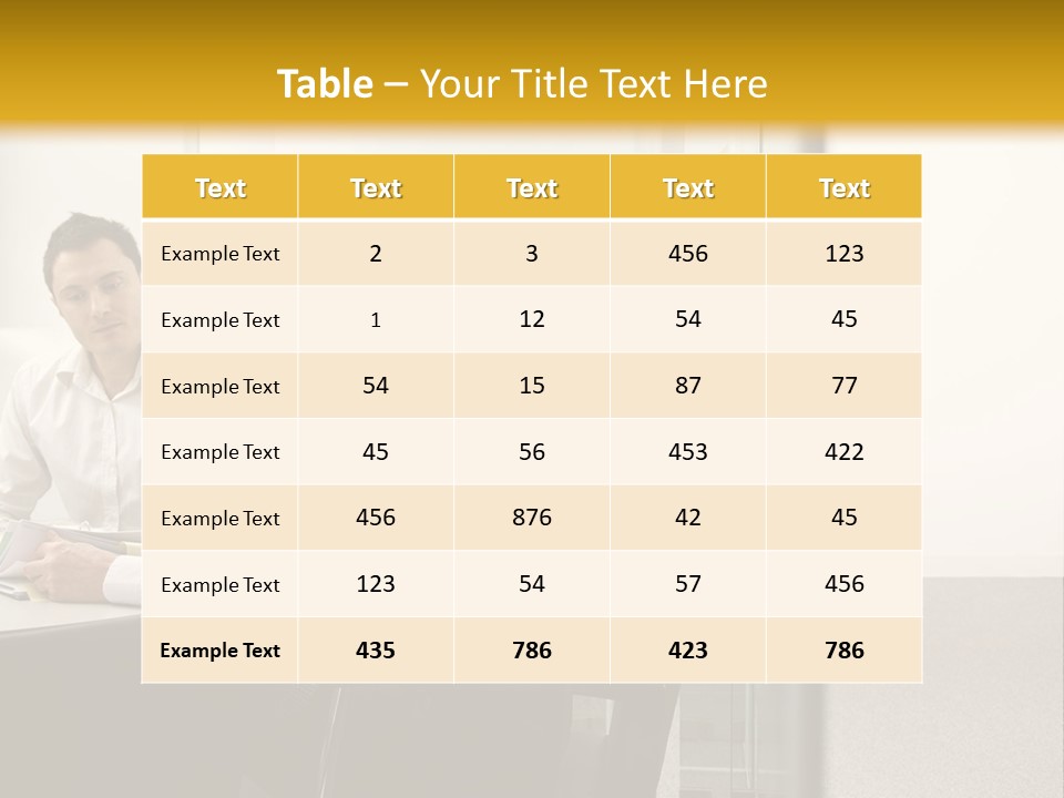 Horizontal Conference Busy PowerPoint Template