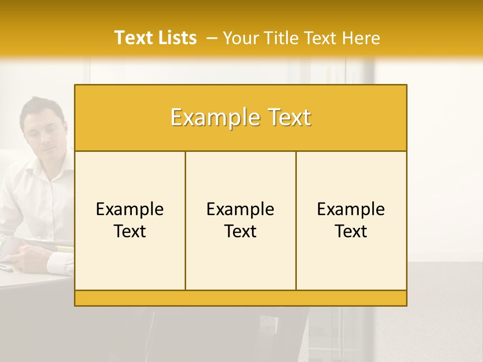 Horizontal Conference Busy PowerPoint Template