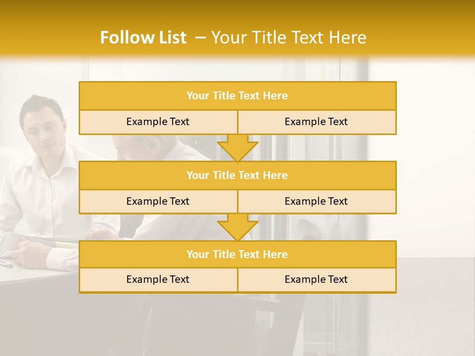 Horizontal Conference Busy PowerPoint Template