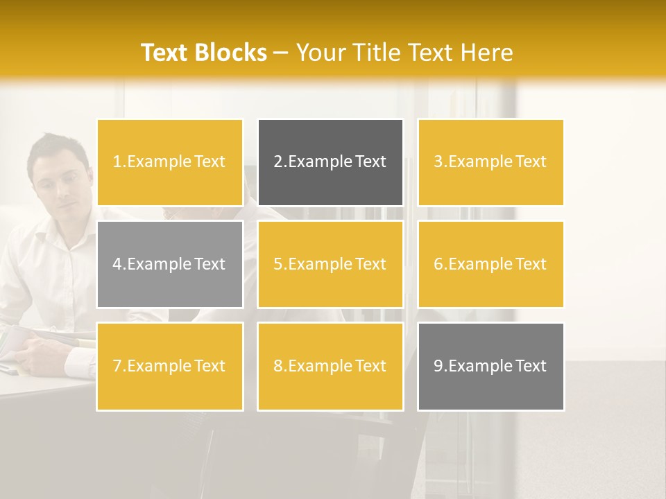 Horizontal Conference Busy PowerPoint Template