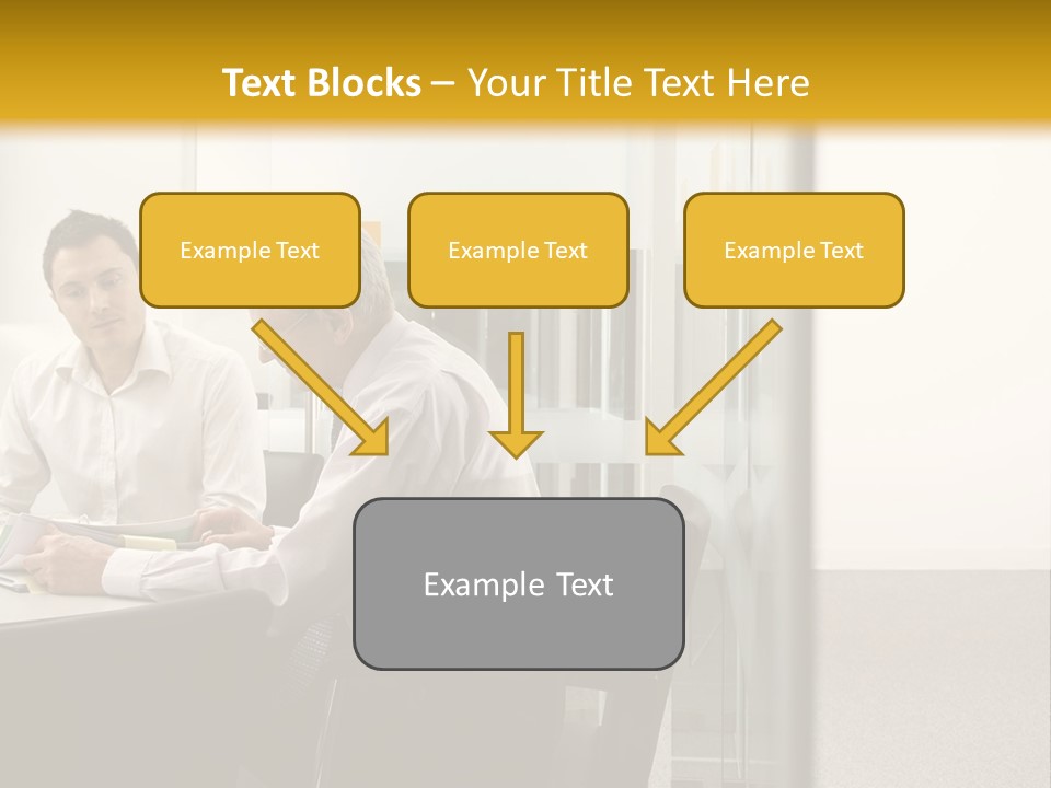 Horizontal Conference Busy PowerPoint Template
