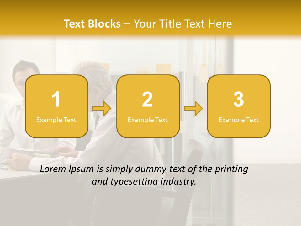 Horizontal Conference Busy PowerPoint Template