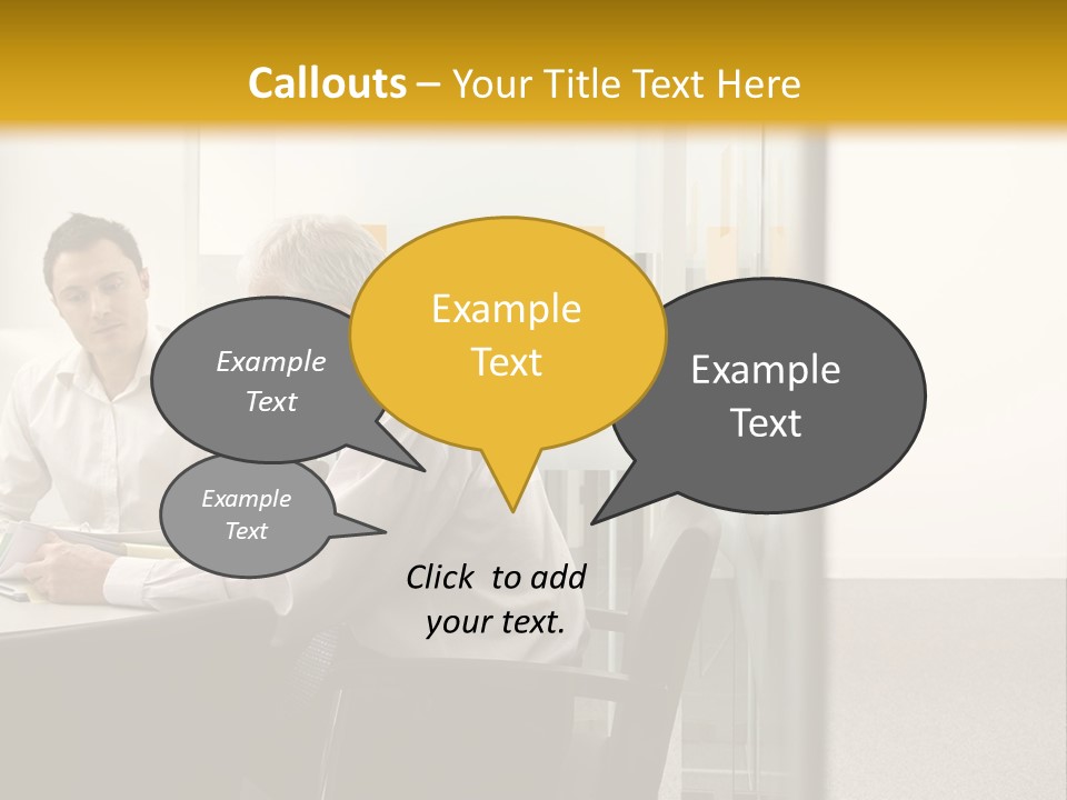 Horizontal Conference Busy PowerPoint Template