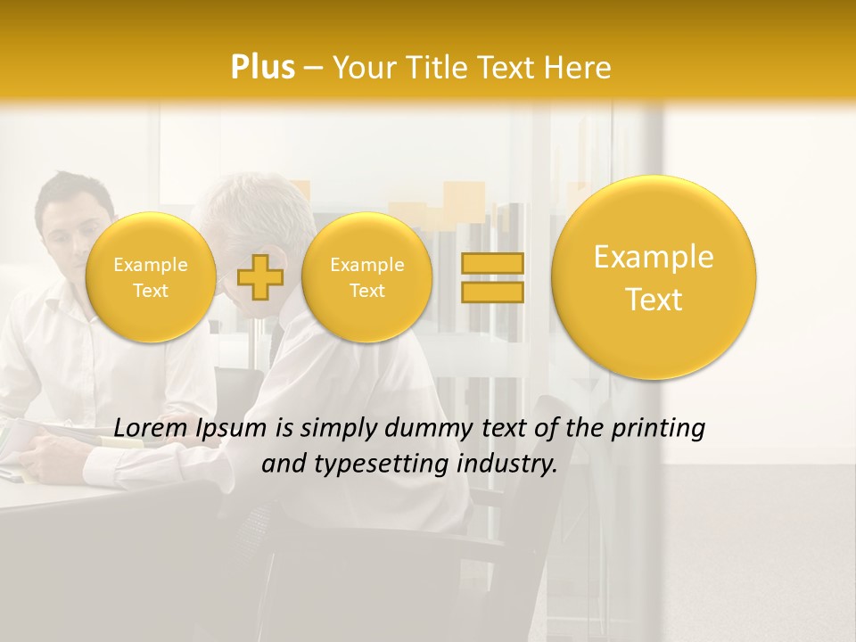 Horizontal Conference Busy PowerPoint Template