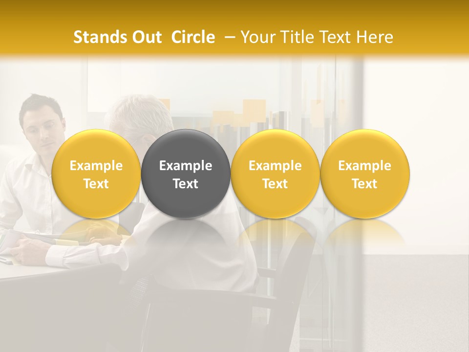 Horizontal Conference Busy PowerPoint Template