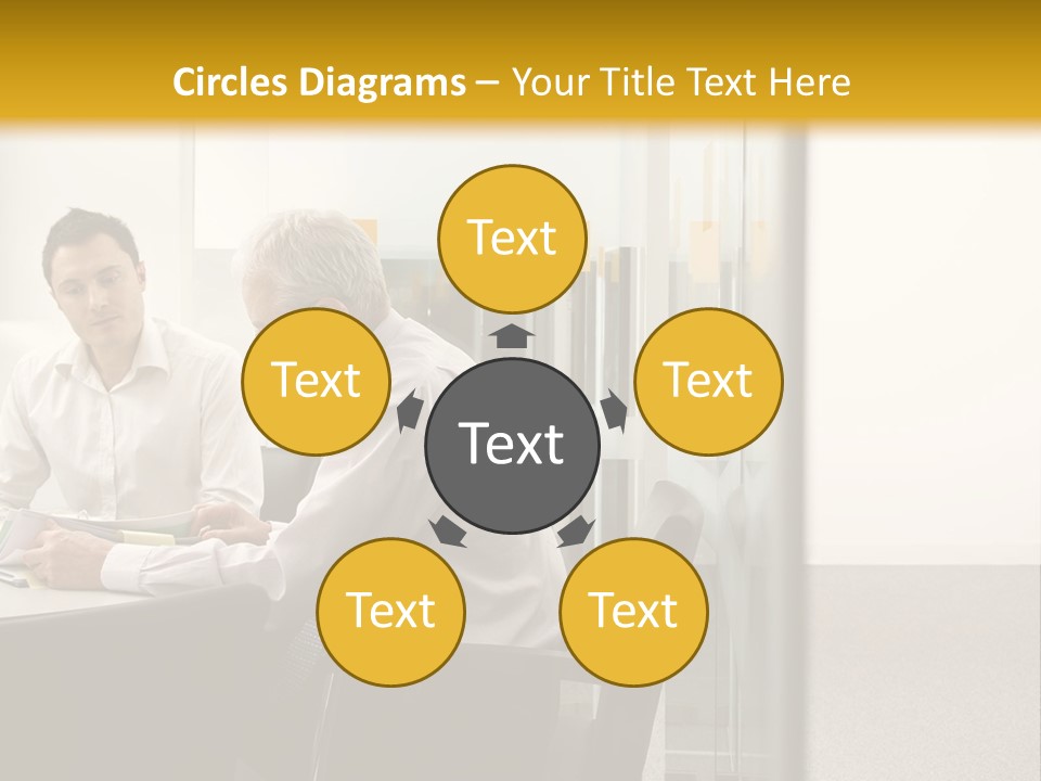 Horizontal Conference Busy PowerPoint Template
